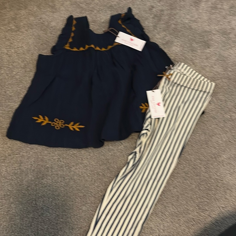 Pink Chicken set.  Size 3.  Brand new!